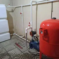 نصب پمپ آب مخزن لوله کشی آب ساختمان   پکیج آبگرم