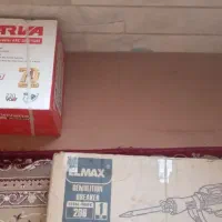 دستگاه جوش اروا ۲۵۰ آمپر و بتن کن ۱۷ کیلویی المکس