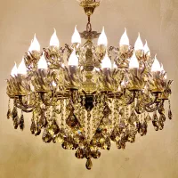 لوستر /30/ شعله تمام‌برنجی با ضمانت کتبی/اصلی