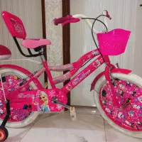 دوچرخه دخترانه سایز ۲۰ صورتی نو نو