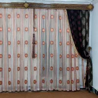 پرده شیک وسالم با پارچه اصل ترکیه ای