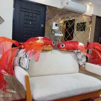 ماهی قرمز غولپیکر مخصوص دکورهای‌نوروزی‌پاساژ مجتمع