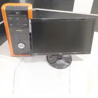 کیس کامپیوتر به همراه مانیتور