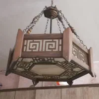 لوستر چوبی|لوستر و چراغ آویز|کرمانشاه, |دیوار