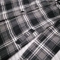 پالتو چهارخونه منگو در حد نو