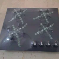 اجاق گاز صفحه ای شیشه چهار شعله با ترموکوبل