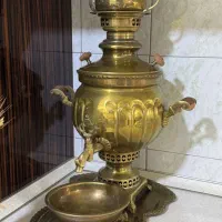 سماور ذغالی مسی