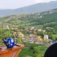 ۲۰۰متر زمین کلاردشت مکارود دید جنگل