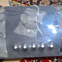 گاز رو میزی شیشه ای ۵ شعله جنرال پارس