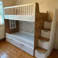 تخت دوطبقه مدل پانیز/چکی