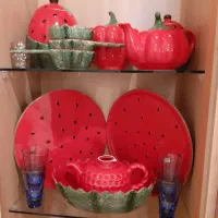 سرویس کامل طرح شب یلدا انار و چای انار خوری