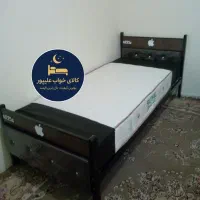تخت خواب فلزی یک نفره طرح اسپرت
