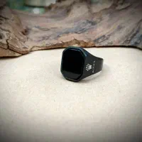 انگشتر استیل مردانه کد 2207