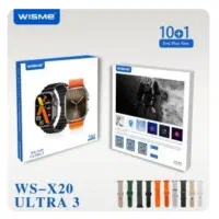 ساعت هوشمند ویسمی مدل WS-X20 Ultra 3با ۱۰بند متنوع|لوازم جانبی موبایل و تبلت|قم, نیروگاه|دیوار