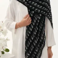 شال جیوه ای وارداتی دور عدسی