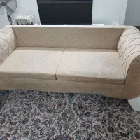 مبلمان ۷ نفره کارکرده چوب سالم و محکم