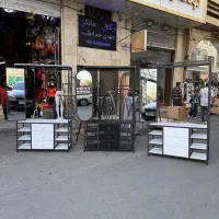 رگال آینه خور سه کشو ملامینه باکسی رنگی