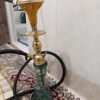 قلیون برنجی لوله اب مس