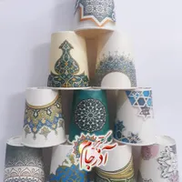 لیوان کاغذی مناسبتی ایستگاه صلواتی و هیئات|ظروف نگهدارنده، پلاستیکی، یک‌بارمصرف|تبریز, |دیوار