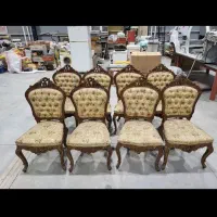 صندلی کلاسیک با چوب گردو کار دست استاد و بوفه