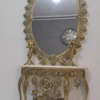 آینه شمعدان برنز