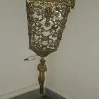 سطل وجادستمال برنز پایه بلند