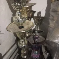 قلیان برنجی و استیل عربی