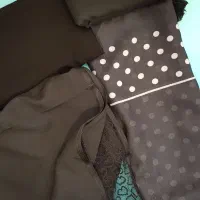 روسری نخی تابستانه مشکی