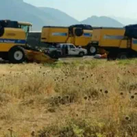 کمباین نیوهلند کاه کوب