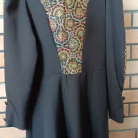 مانتو.پیراهن.مانتو بلند.مانتو مشکی