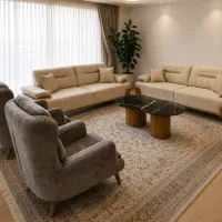 مبل 8 نفره موکا ثنایی سنتر اقساط 8 ماه