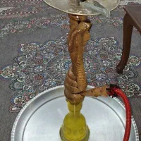 قلیان چوبی ۸ساله با طعم دو سیب