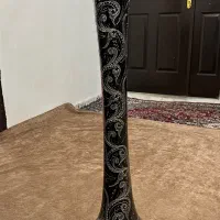 گلدان کنارسالنی و افتابه لگن وجاشمعی طرح قو دکوری