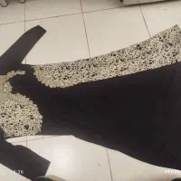 لباس مجلسی مشکی طلایی