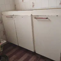 میز عسلی و کابینت و آبچکان فلزی