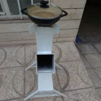 اجاق هیزمی باغی