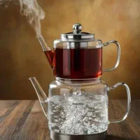 کتری قوری پیرکس مستقیم شعله ترکیه اصل