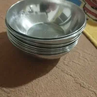 کاسه استیل و کاسه لعاب