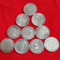 سکه قدیمی یادبود روکش نقره