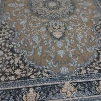فرش ۹متری طوسی طلایی نو آکبندطرح۷۰۰ شانه بسیارزیبا