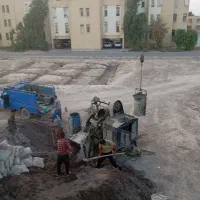 بتن ریزی با دستگاه خلاصه دیزل