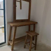 آینه و کنسول تمام چوب گردو