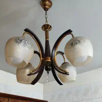 لوستر چوبی