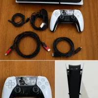 Ps5 slim دیسک خور ۲دسته