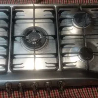 گاز رومیزی ۵ شعله استیل اخوان