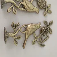 قاشق آجیل پدیرایی برنزی و دکوری گنجشک