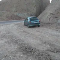 فروش ۲۰۶ فرانسوی ، رنگ سبز کریستالی شبیه فیروزه ای