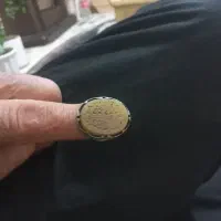 انگشتر نقره رکاب سنگین قدیمی