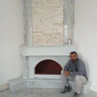 شومینه باربیکیو سنگی