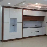 کابینت کمد دیواری راه پله چوبی